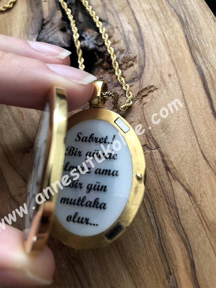 Notlu Miraç Kolye Anne Sütü Kolye